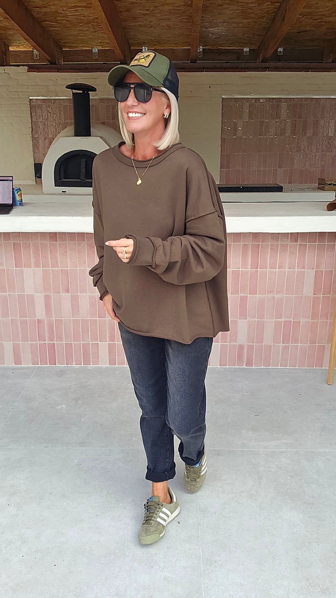 NOÉMIE sweat khaki