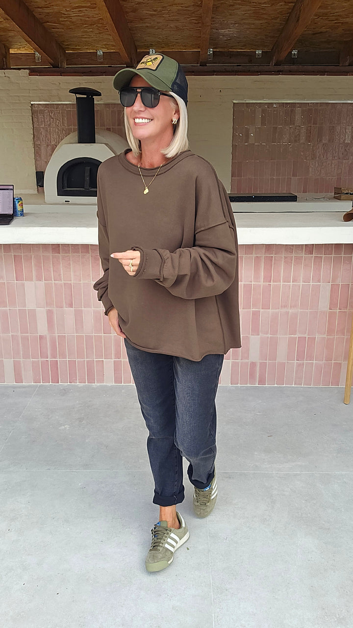 NOÉMIE sweat khaki