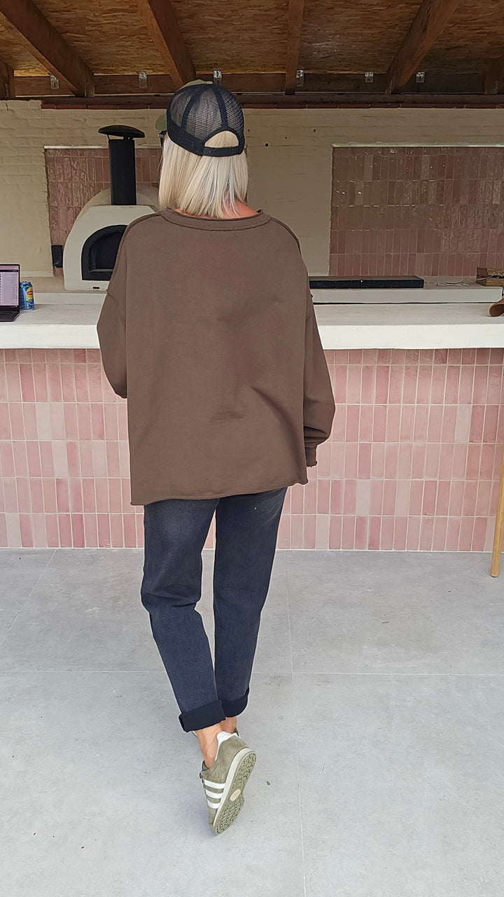 NOÉMIE sweat khaki