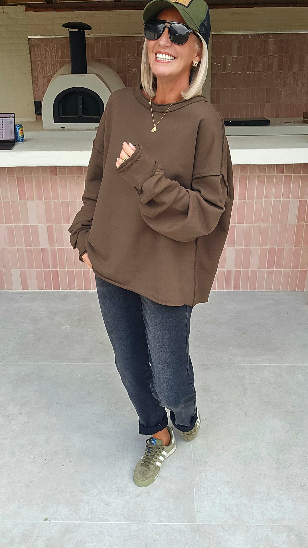 NOÉMIE sweat khaki