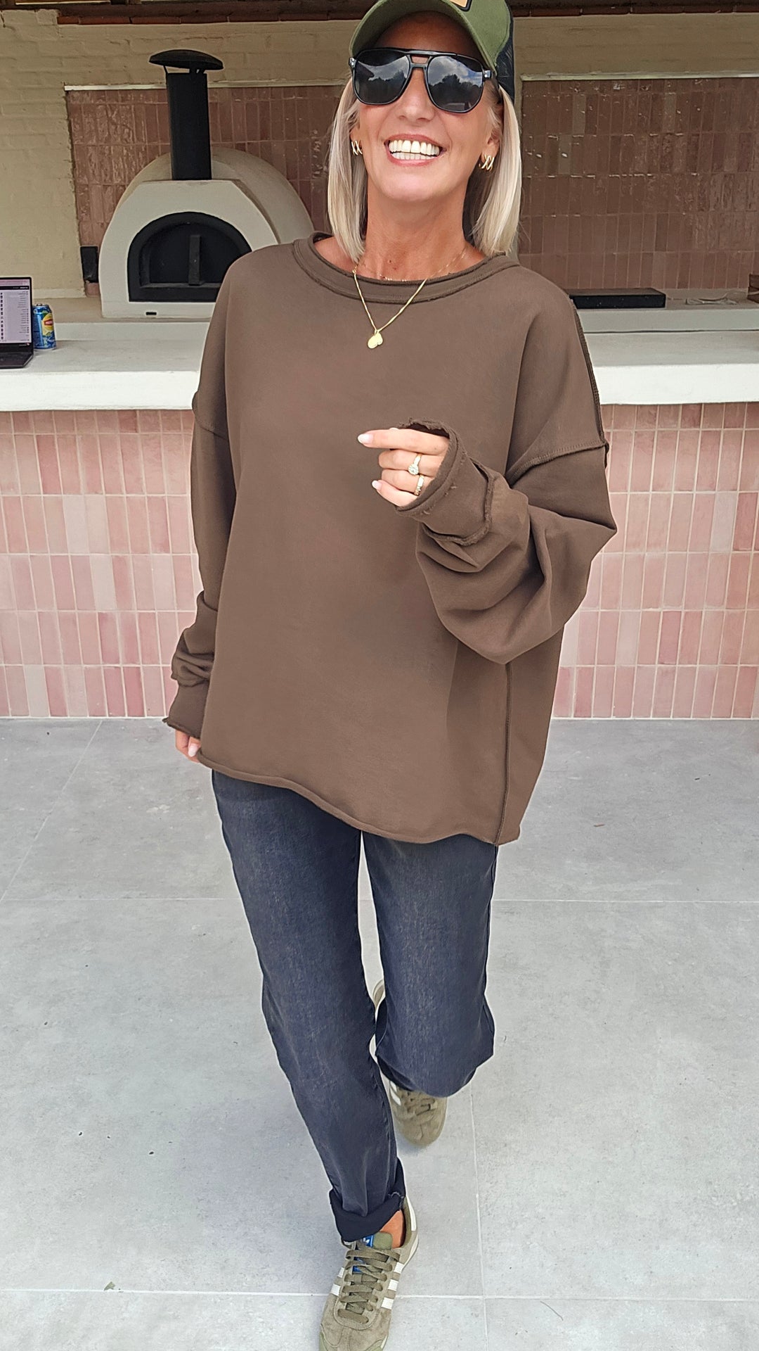 NOÉMIE sweat khaki