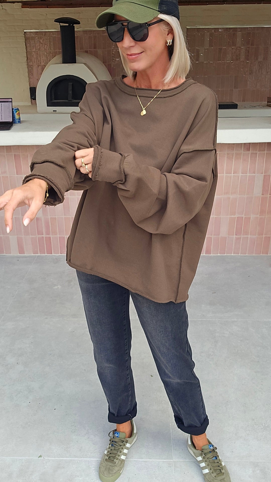 NOÉMIE sweat khaki