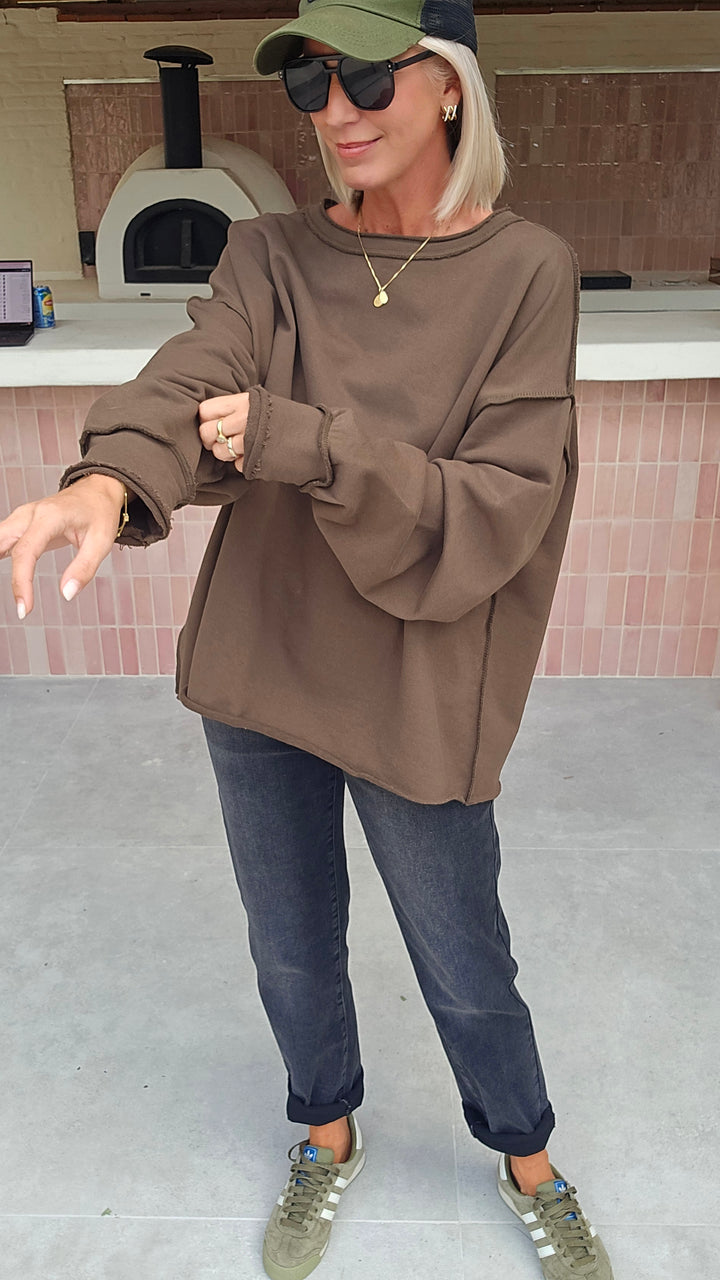 NOÉMIE sweat khaki