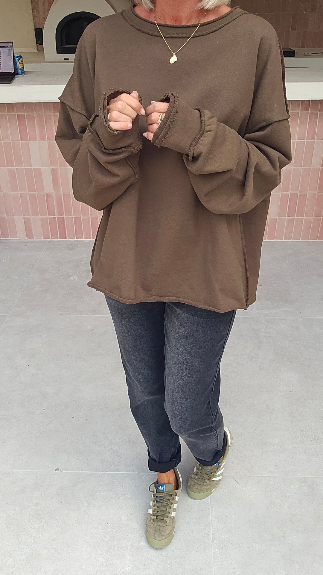 NOÉMIE sweat khaki