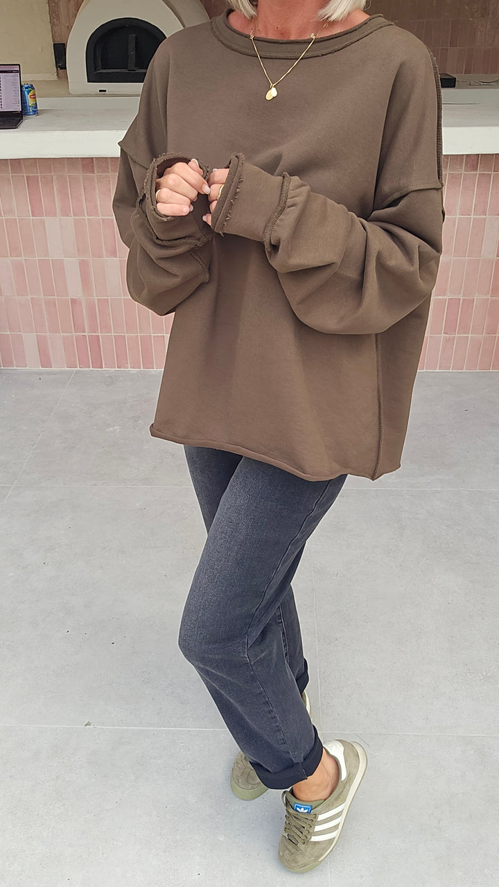 NOÉMIE sweat khaki