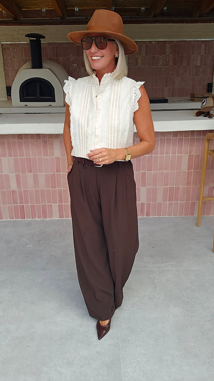 AGATHE blouse beige