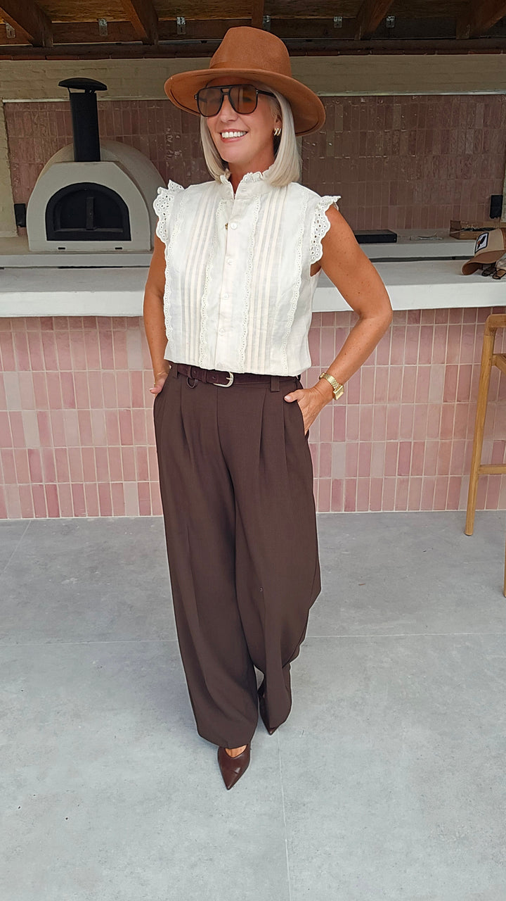 AGATHE blouse beige