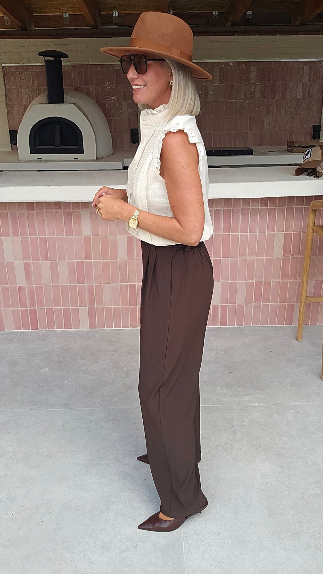 AGATHE blouse beige