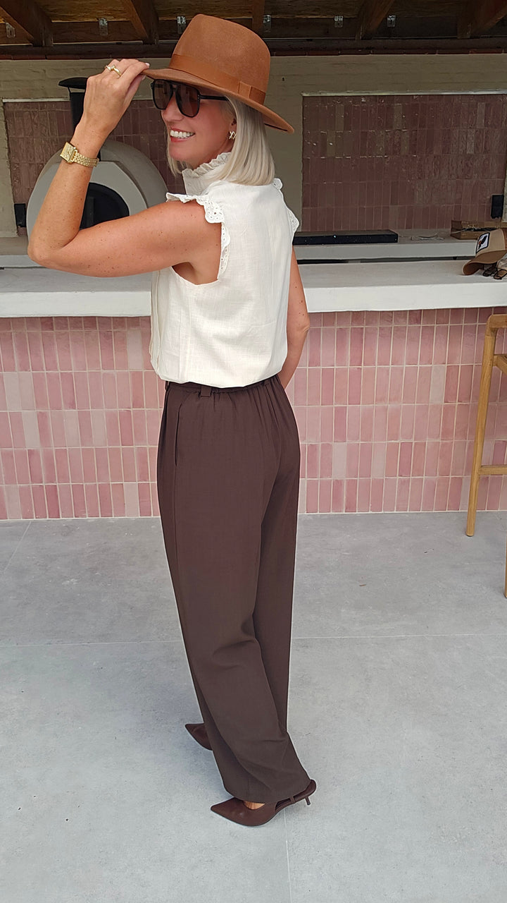 AGATHE blouse beige