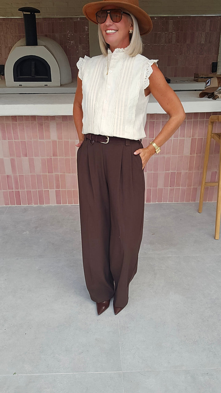 AGATHE blouse beige