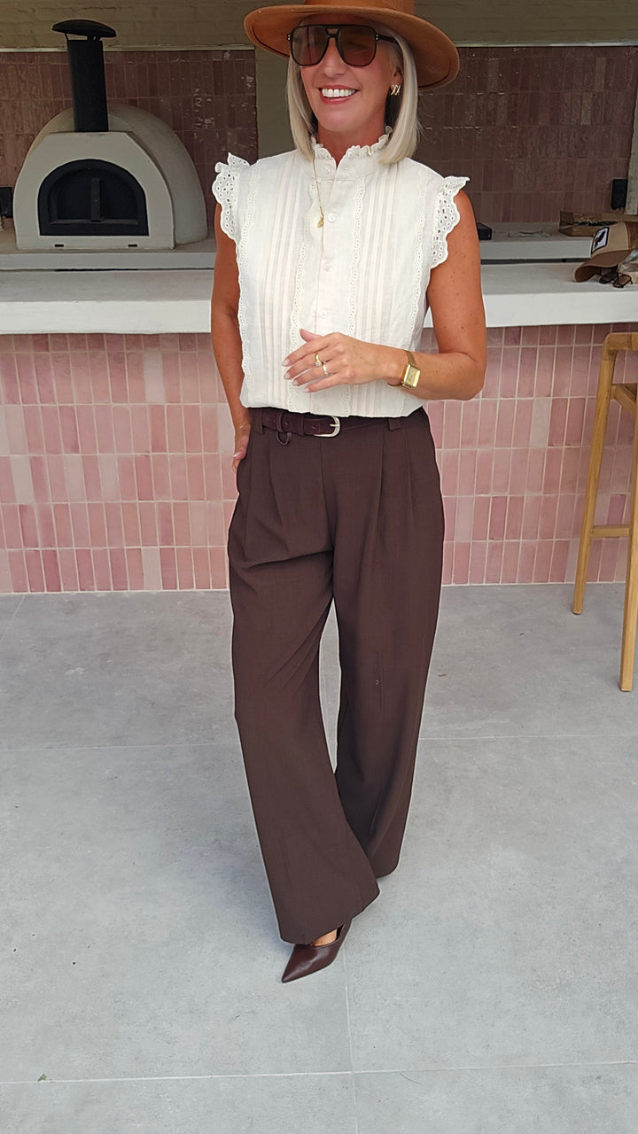 AGATHE blouse beige