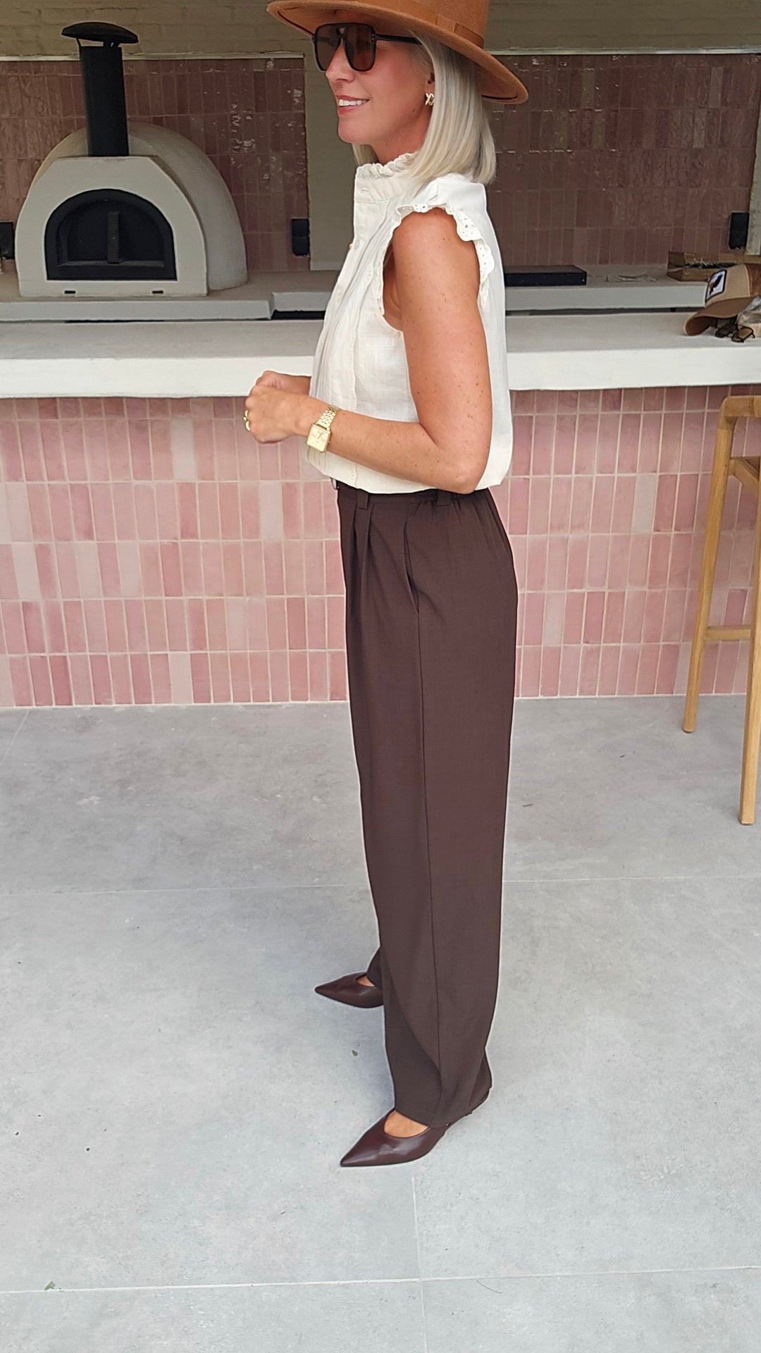 AGATHE blouse beige