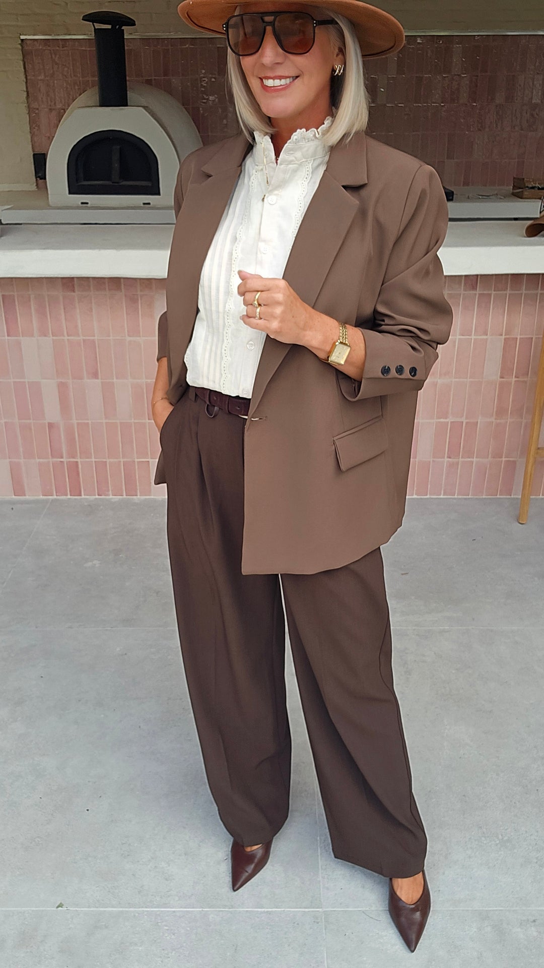 AGATHE blouse beige