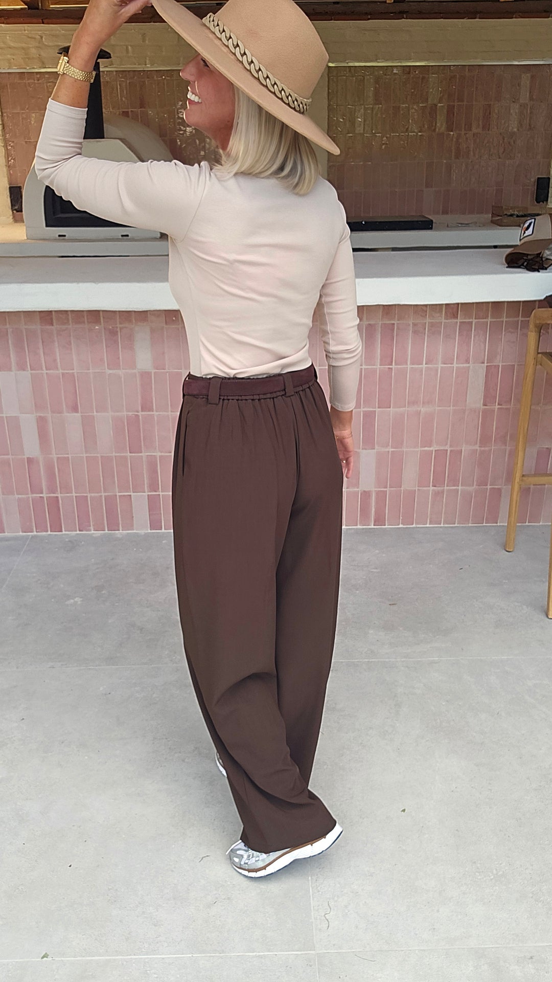 ÉLISE longsleeve soft taupe