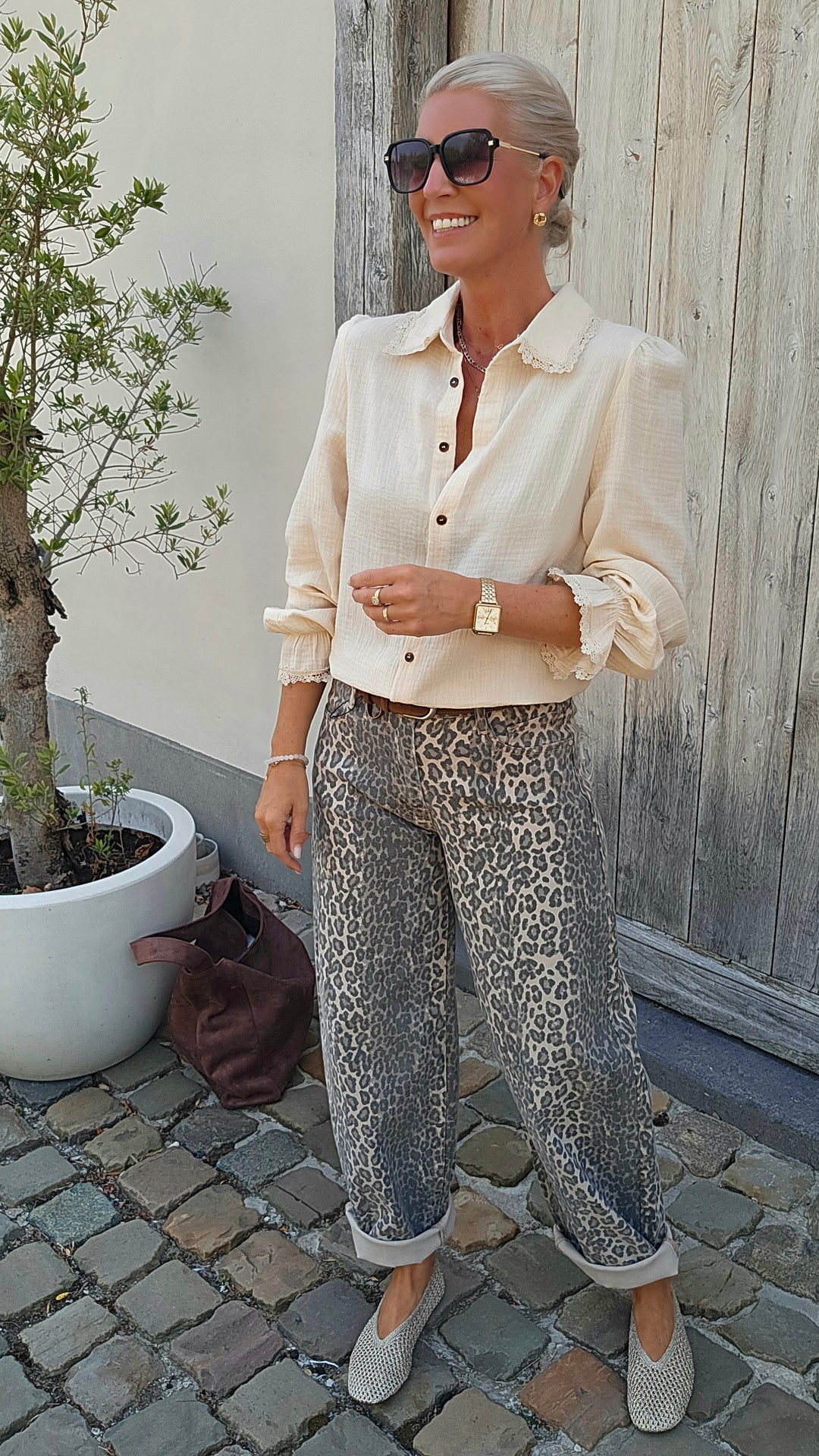 MANON blouse beige