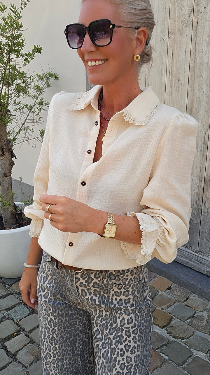 MANON blouse beige