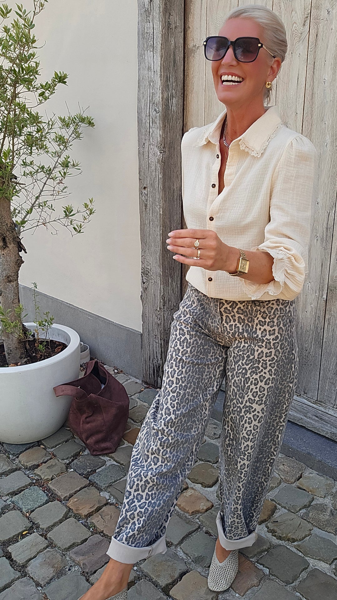 MANON blouse beige