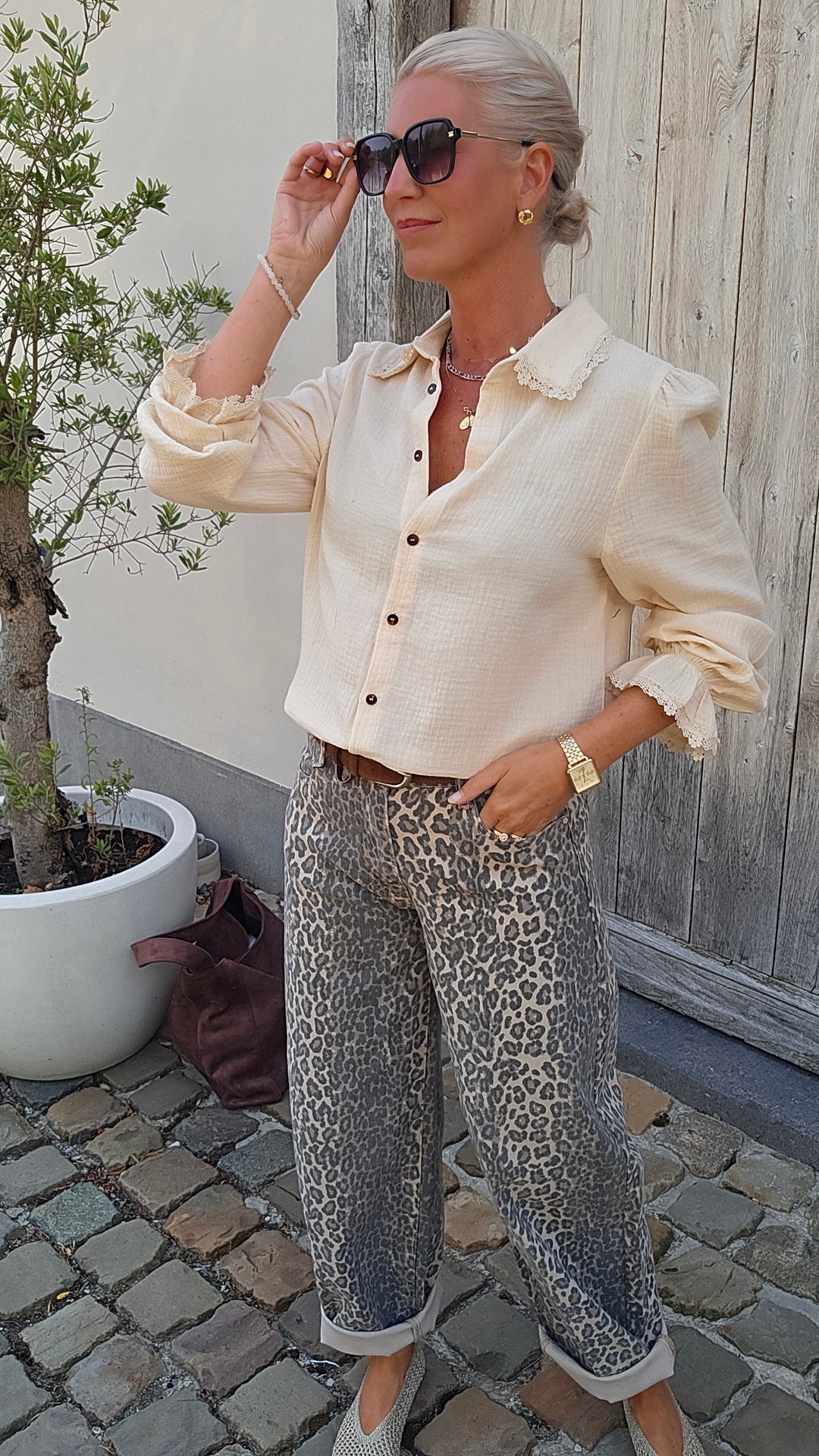 MANON blouse beige