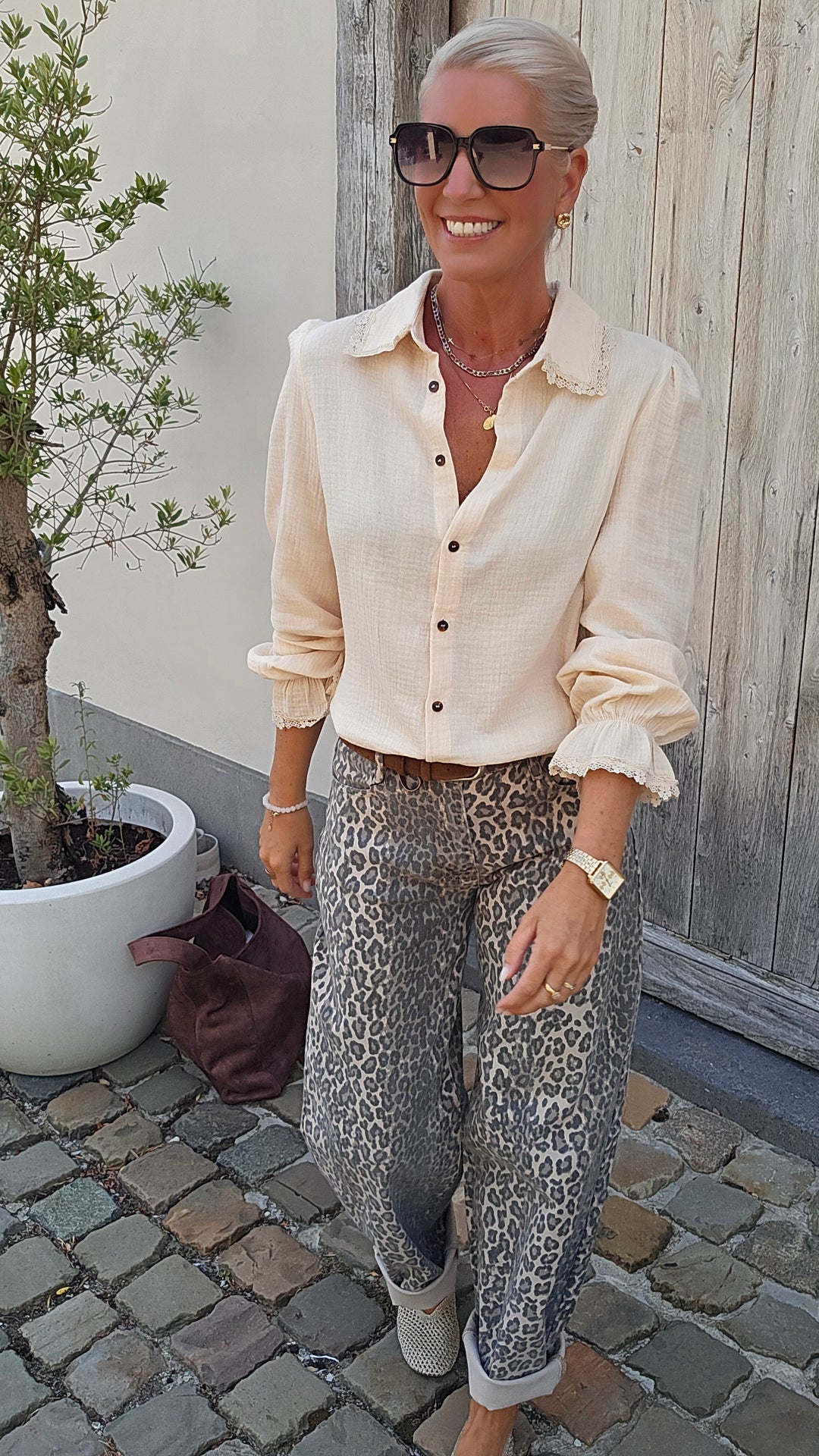 MANON blouse beige