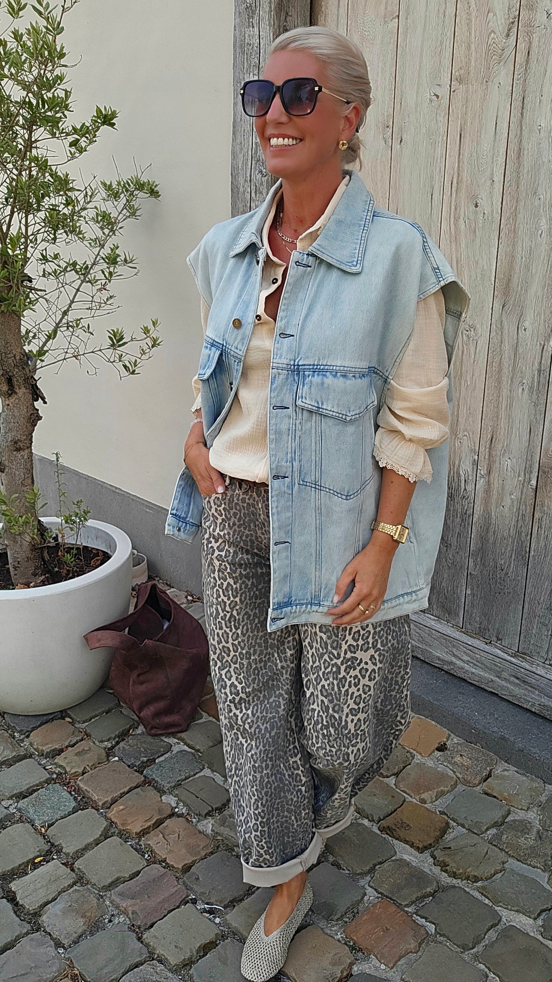 VOGUE denim jacket light blue