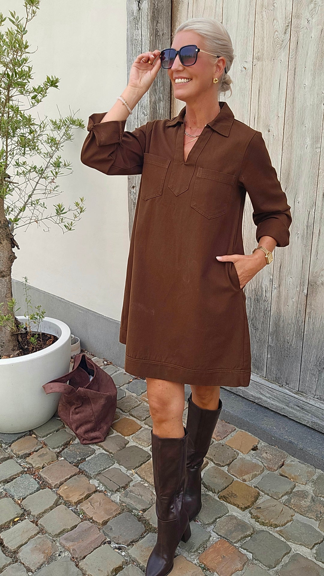 ANAÏS dress chocolat