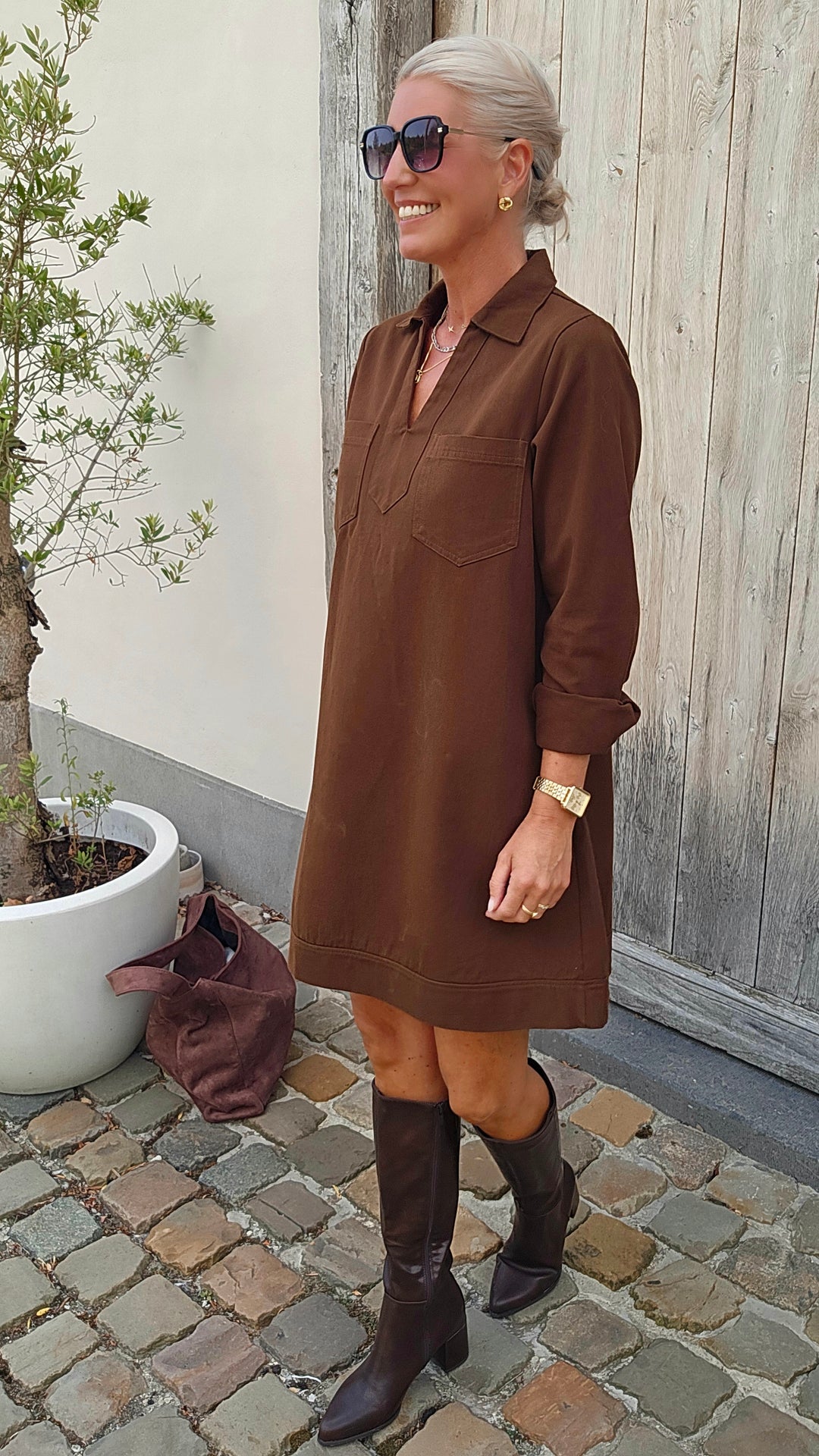 ANAÏS dress chocolat