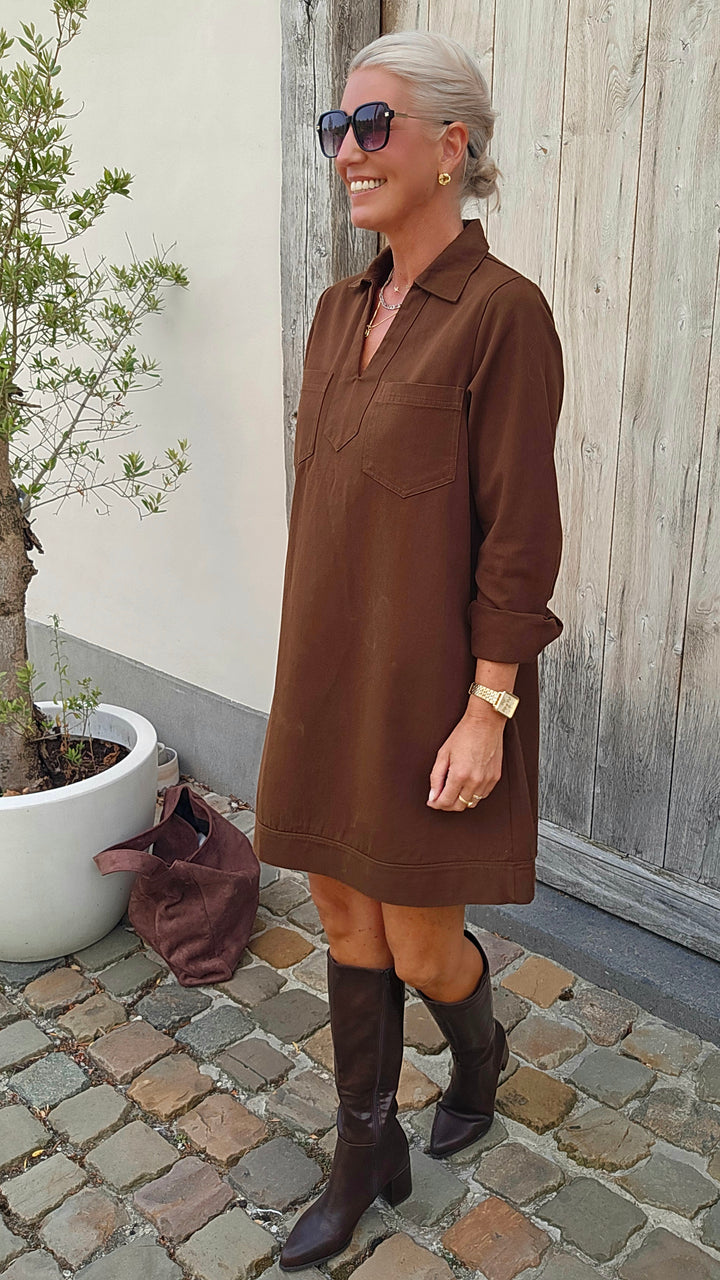 ANAÏS dress chocolat
