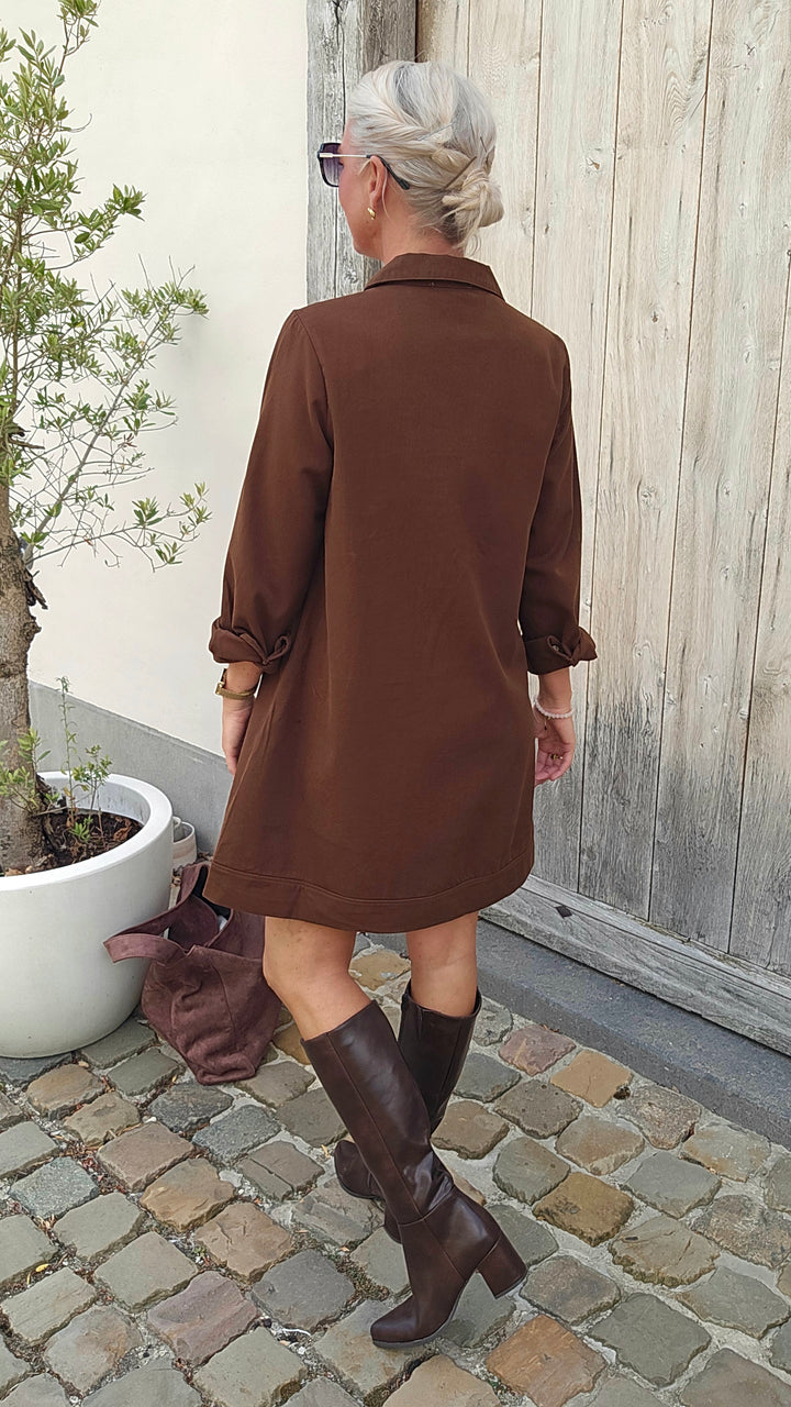 ANAÏS dress chocolat