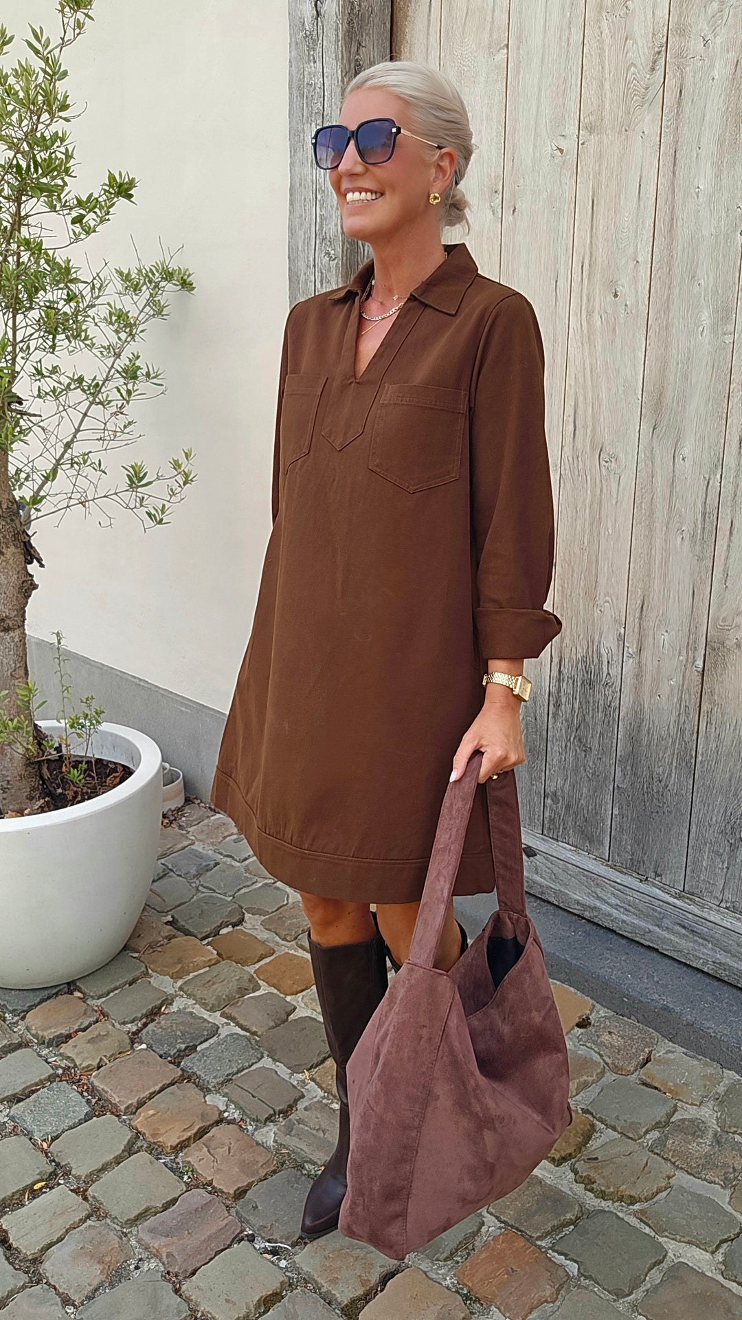ANAÏS dress chocolat