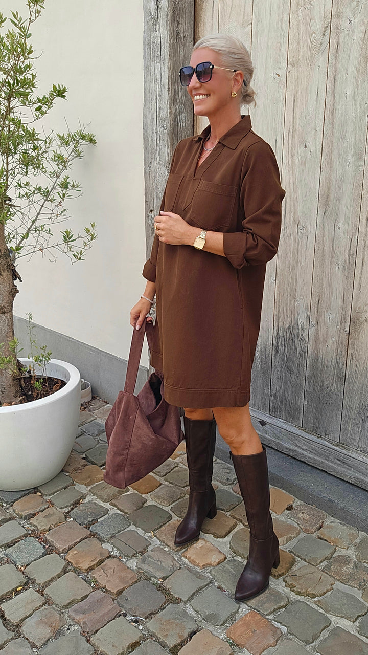 ANAÏS dress chocolat