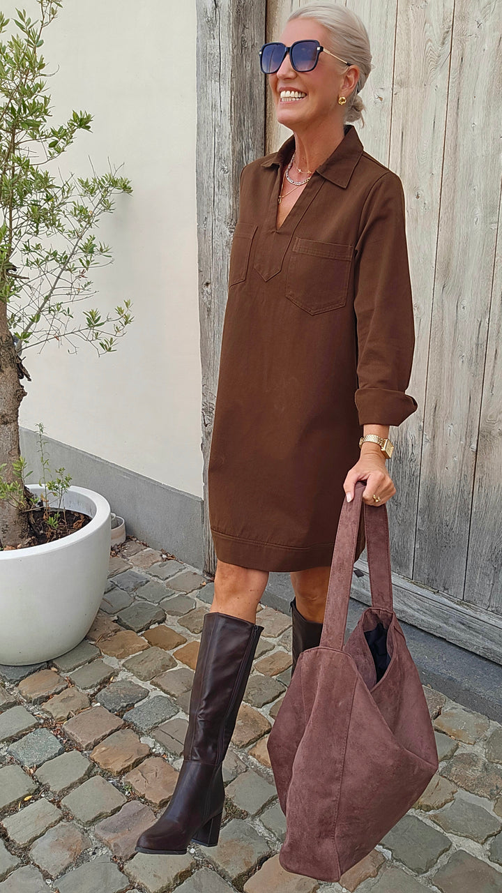ANAÏS dress chocolat