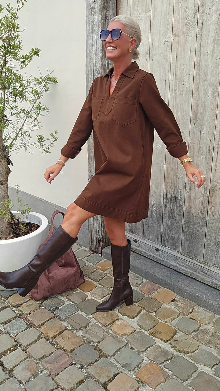 ANAÏS dress chocolat