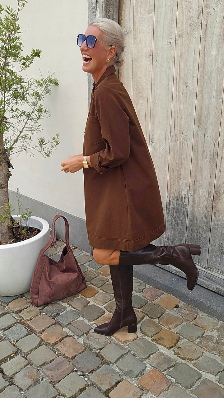 ANAÏS dress chocolat