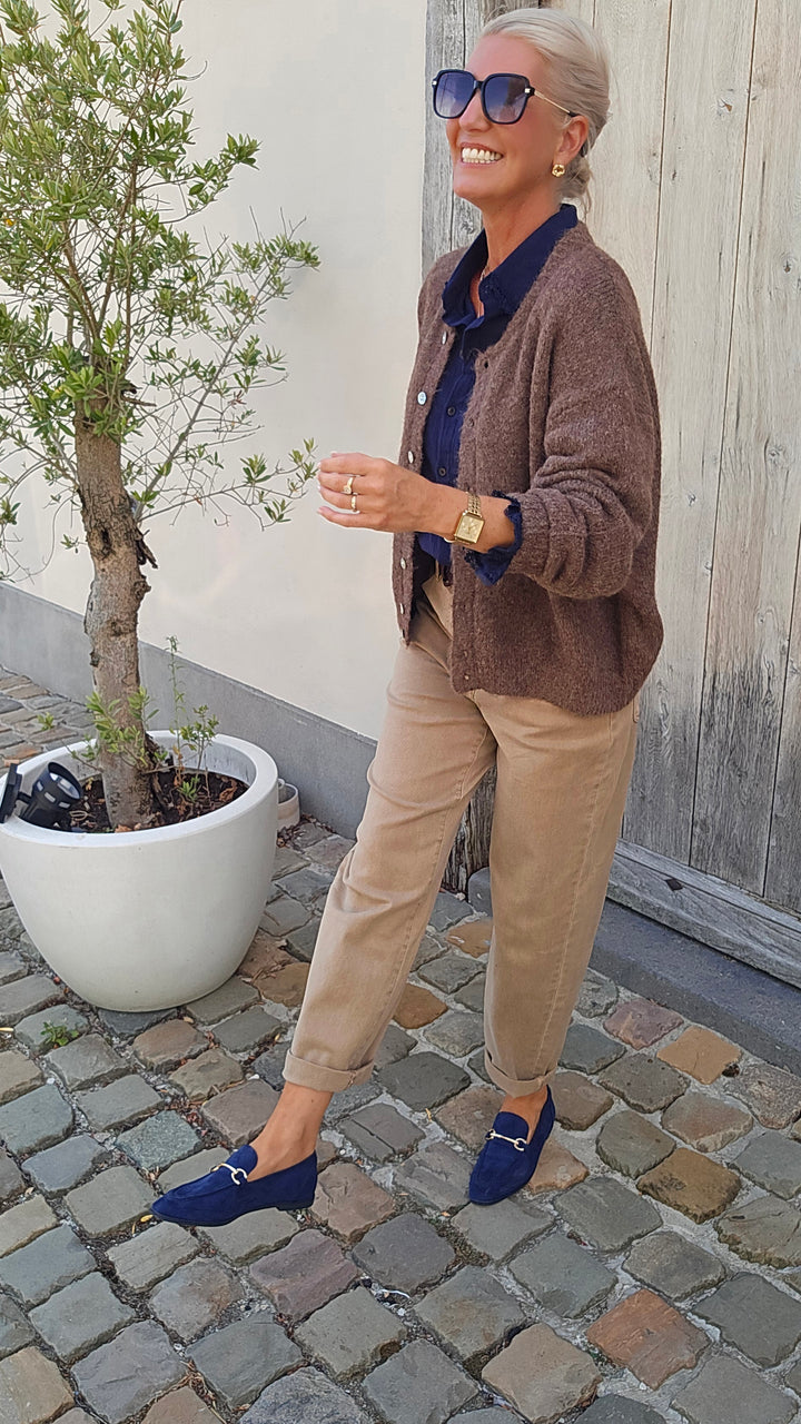 MANON blouse navy