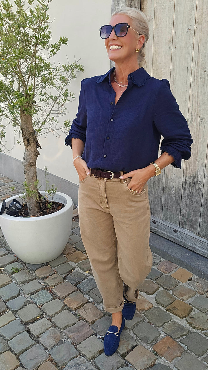 MANON blouse navy