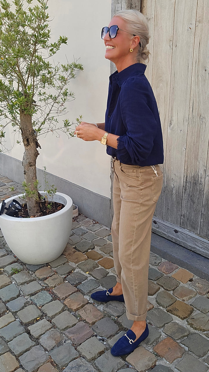 MANON blouse navy