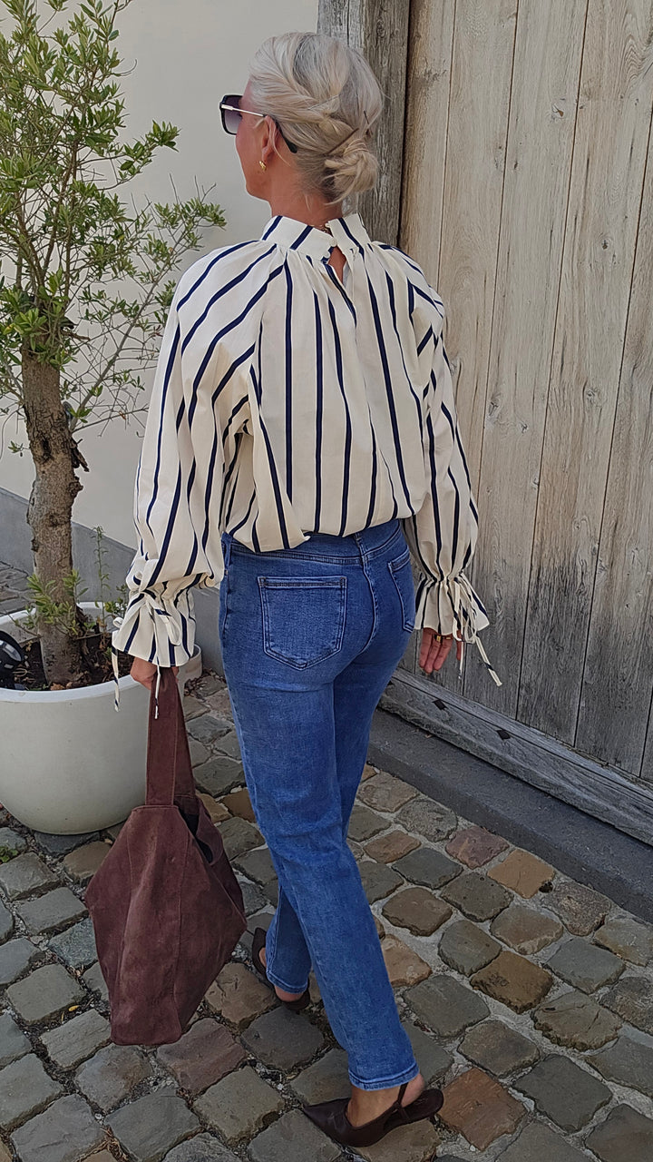 CLÉMENCE blouse navy