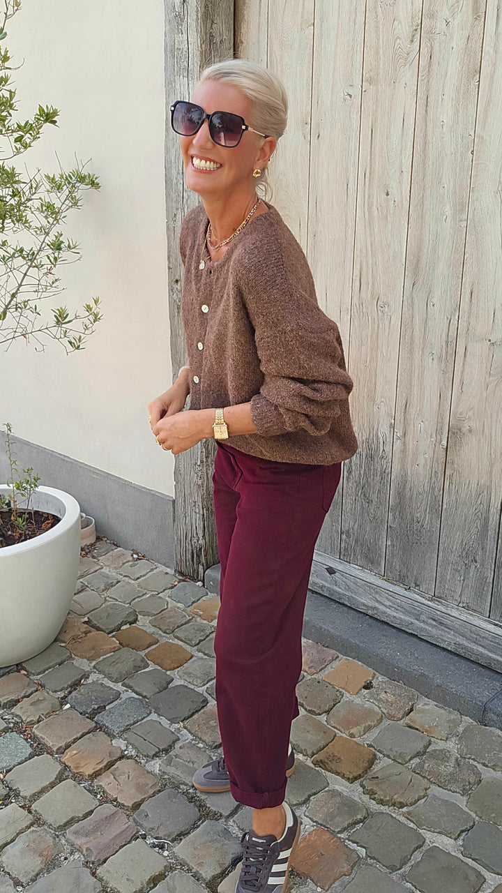 LIESJE cardigan hazelnut
