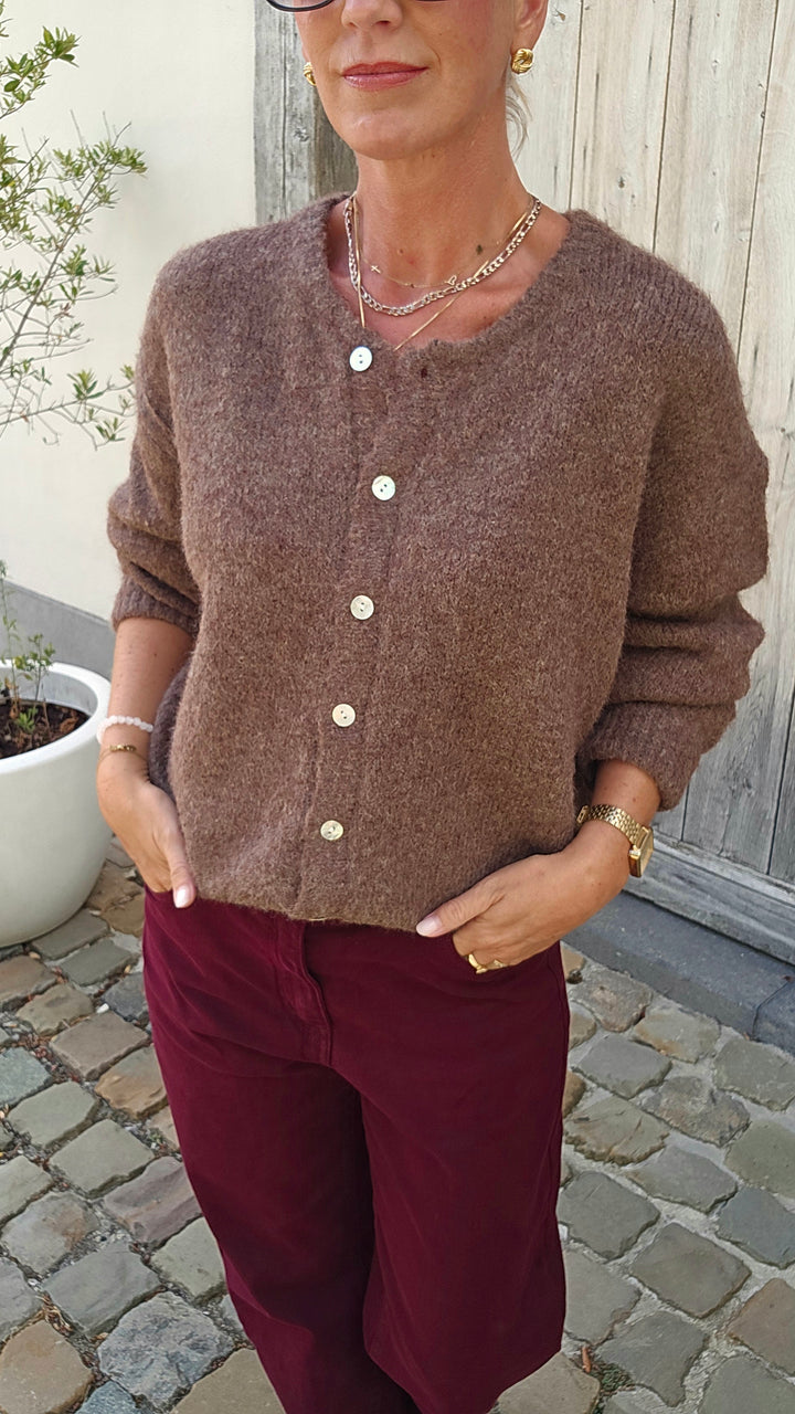 LIESJE cardigan hazelnut