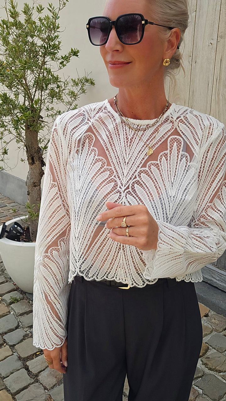 ROMANE lace blouse