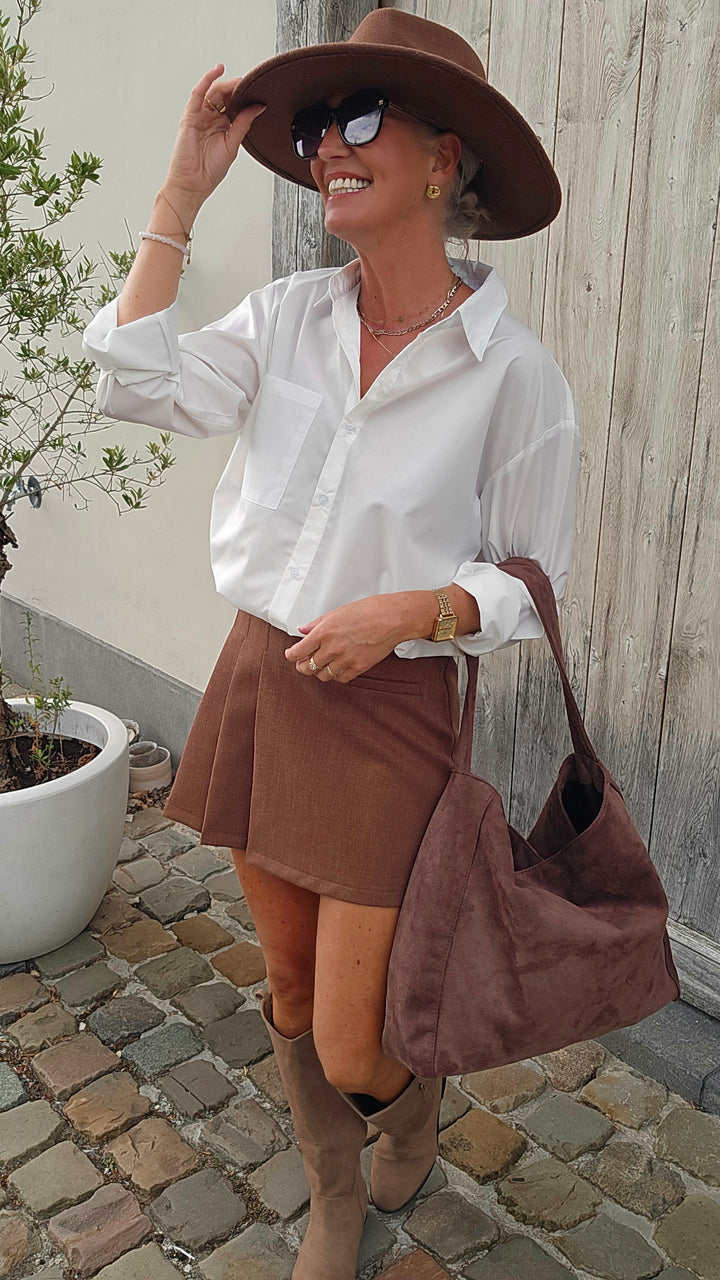 LOUIZE cotton shirt white