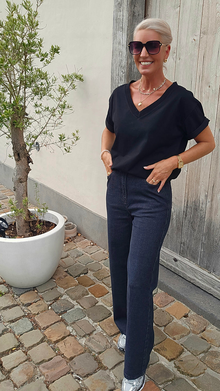ÉLISE oversized tee black