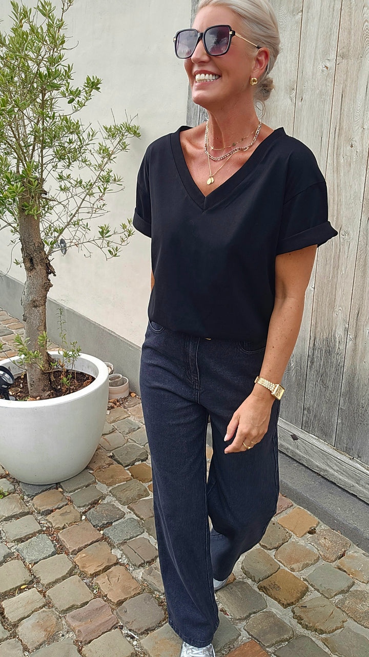 ÉLISE oversized tee black
