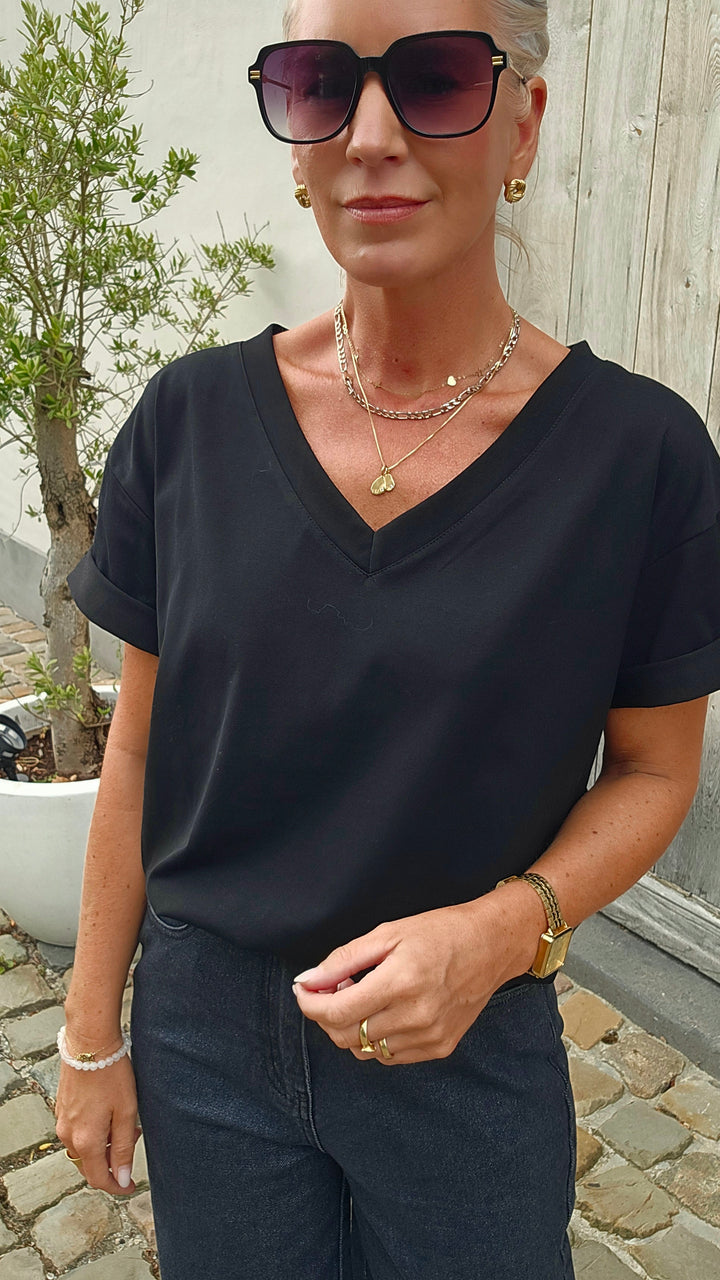 ÉLISE oversized tee black