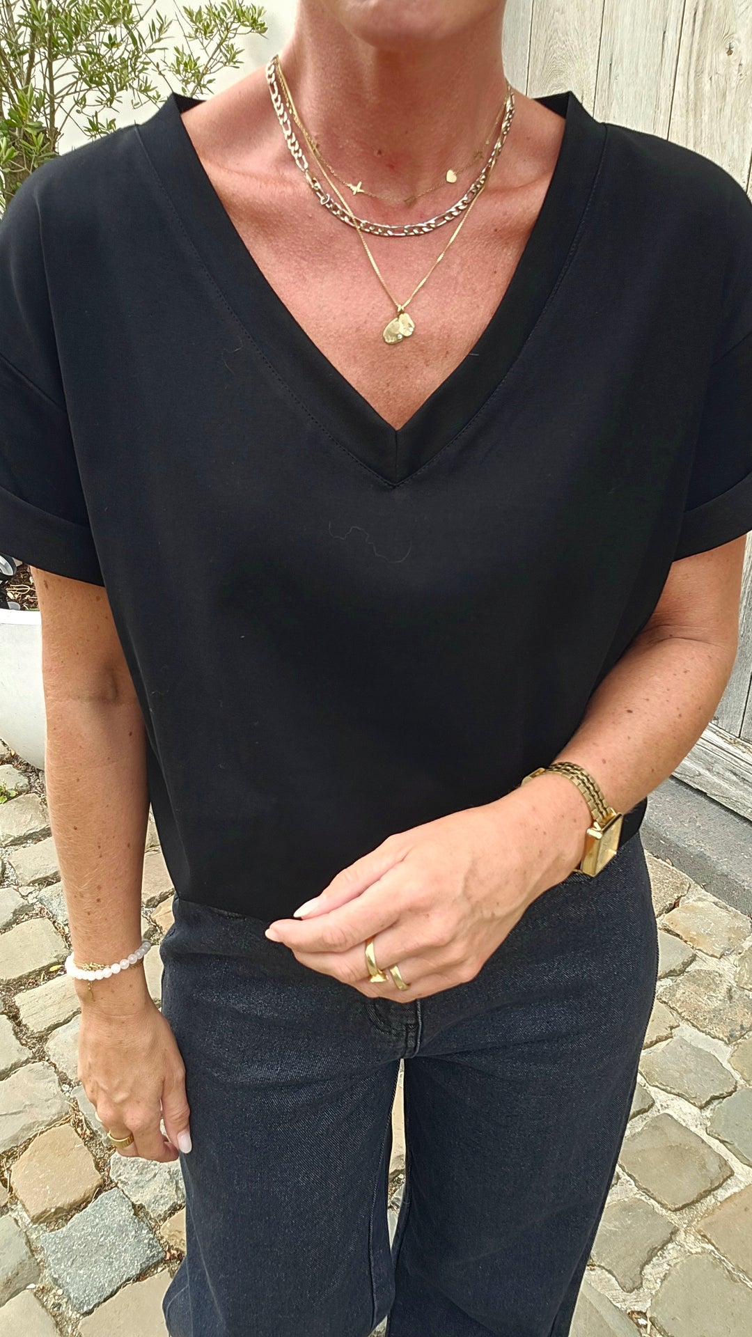 ÉLISE oversized tee black