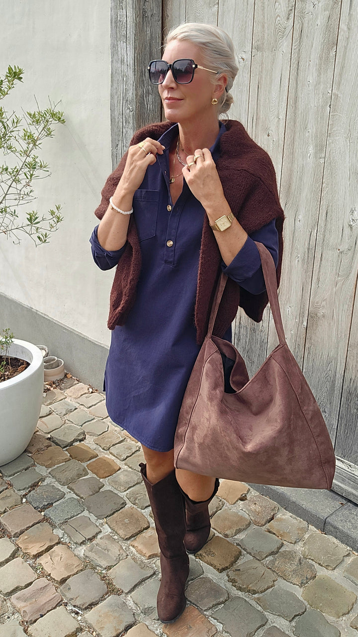 PARKER dress navy