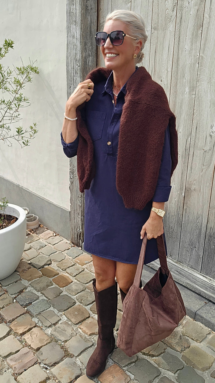 PARKER dress navy