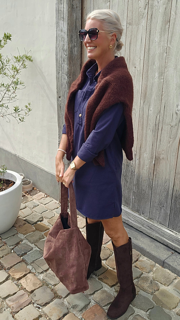 PARKER dress navy