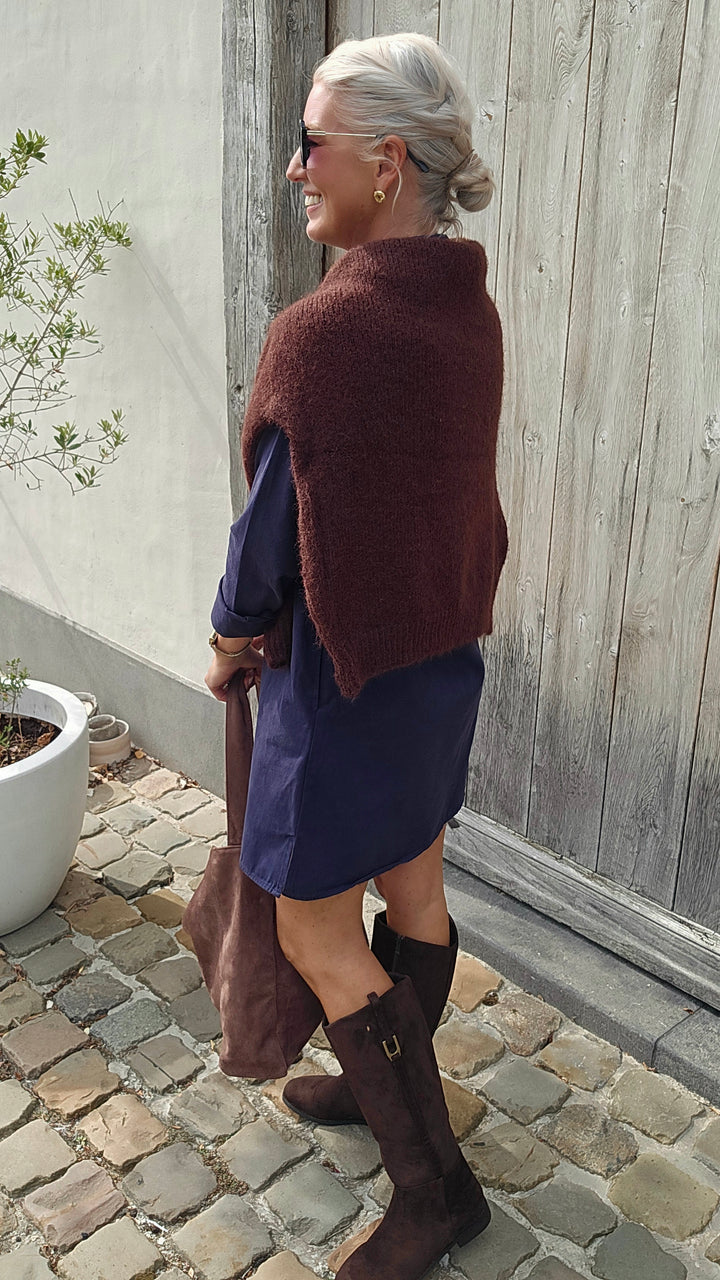 PARKER dress navy