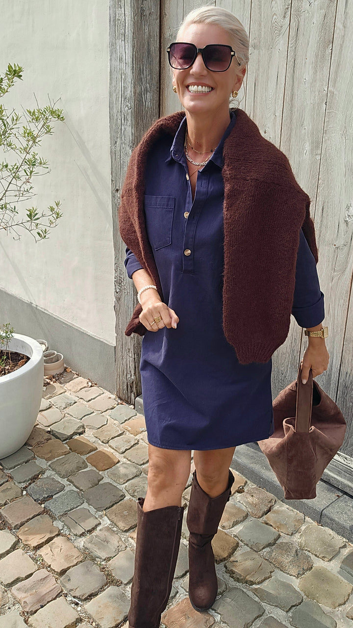 PARKER dress navy